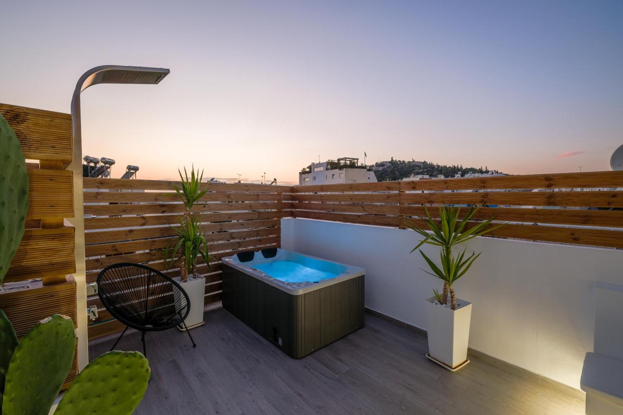 Acropolis View With Jacuzzi Daire Atina Dış mekan fotoğraf