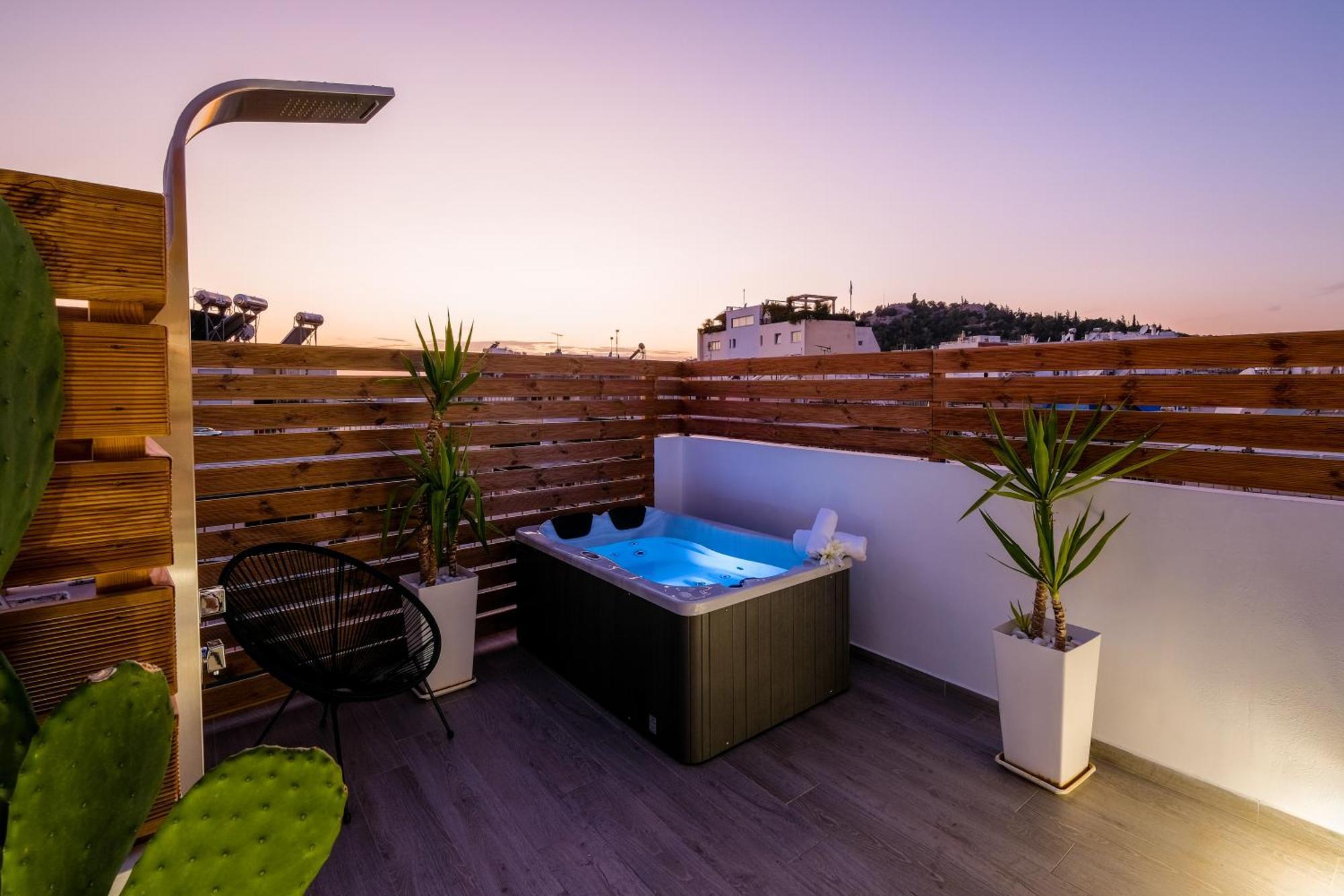 Acropolis View With Jacuzzi Daire Atina Dış mekan fotoğraf