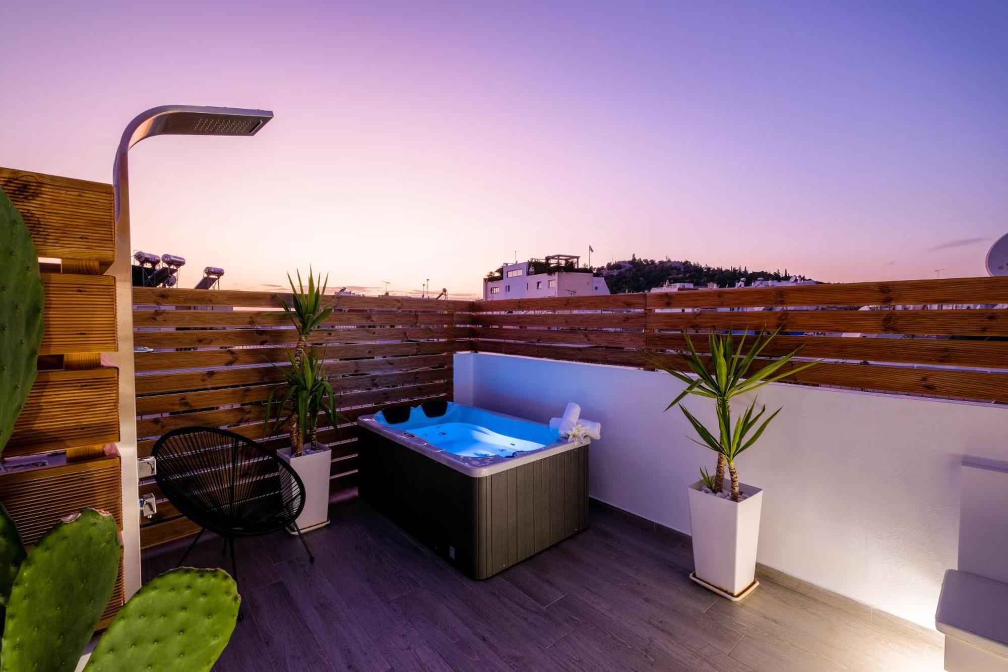 Acropolis View With Jacuzzi Daire Atina Dış mekan fotoğraf